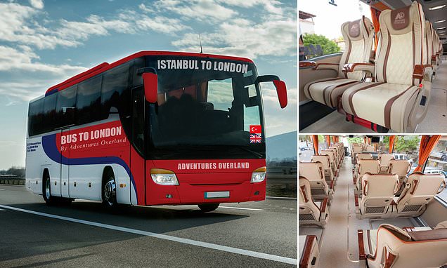 Revealed: The epic new £20k 'luxury' bus trip from Istanbul to London
