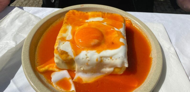 ‘I tried Portugal’s epic ‘fry up sandwich’ – the equivalent to eating 3 pizzas’