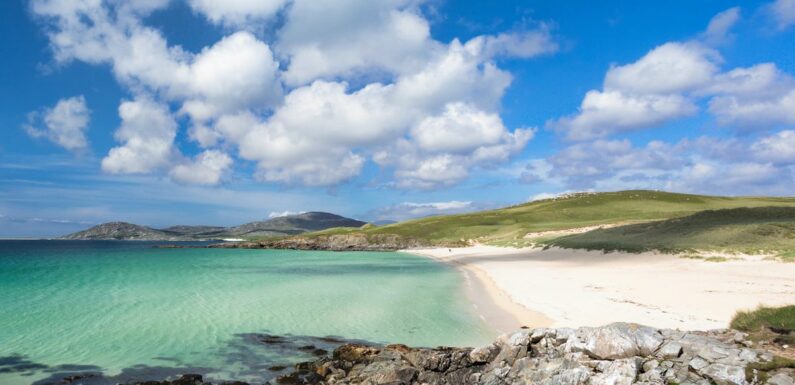 Tourists flock to UK’s ‘answer to the Maldives’ with gorgeous white sand beaches