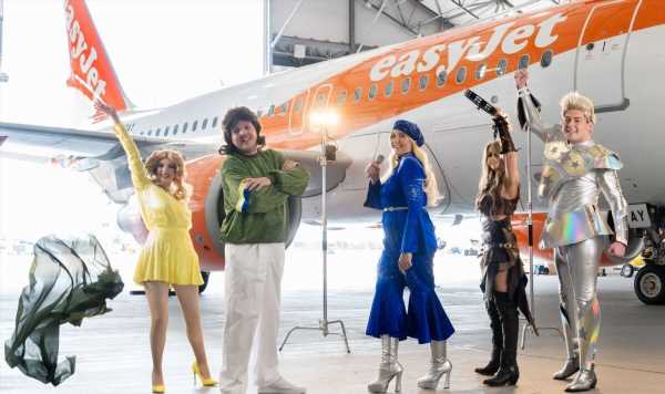 easyJet staff surprise passengers – by dressing up in iconic Eurovision outfits