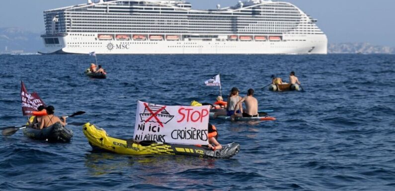 Cruise protests erupt in popular European destination against pollution