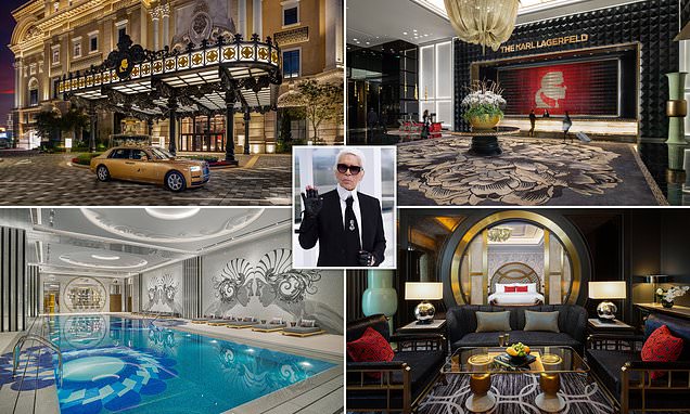 Inside the world's only hotel designed by Karl Lagerfeld