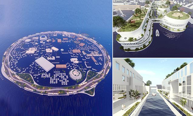 The floating city that will be an 'ark' for 40,000 as sea levels rise