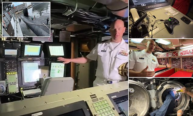 Video tour of US sub reveals periscope is moved with an XBOX HANDSET