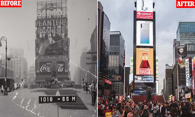 Fascinating book reveals New York 'then and now'