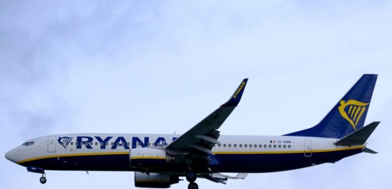 Ryanair warns British tourists of ‘delays, diversion’ and ‘cancellations’