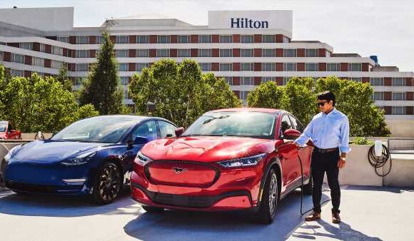 Big hotel brands leading the charge for electric vehicle stations