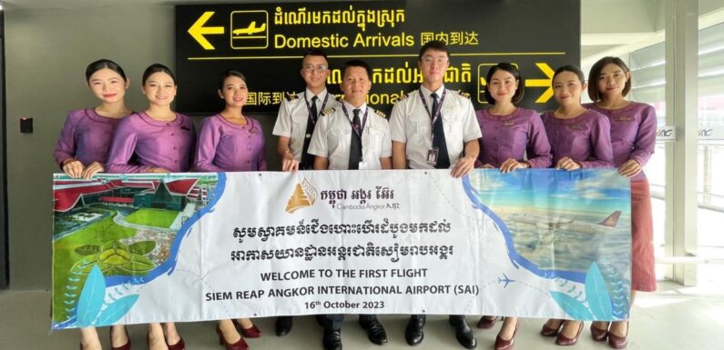 Cambodia opens a new airport to serve Angkor Wat