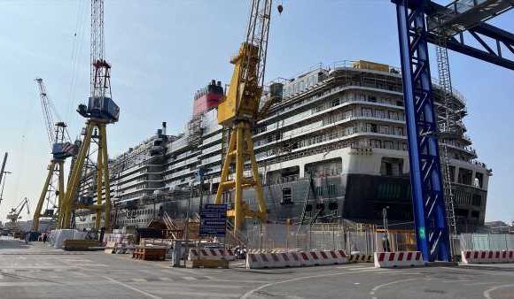 Cunard Line's first new ship in over a decade is taking shape