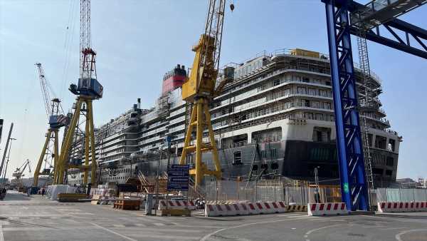 Cunard Line's first new ship in over a decade is taking shape