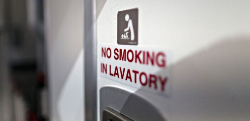 Flight attendant says planes still have ashtrays for ‘safety’ reason