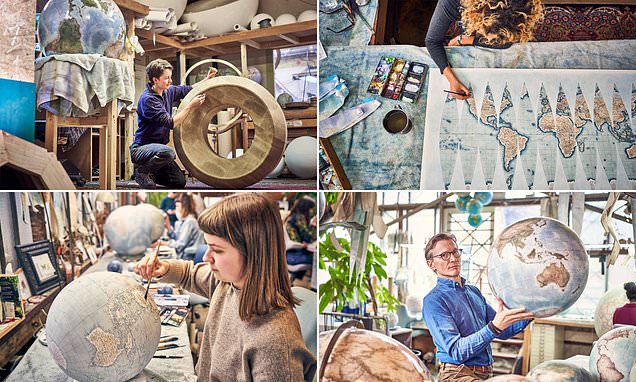 One of the last traditional globemakers reveals 14-month waitlist