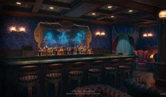 The Disney Treasure will feature a Haunted Mansion-inspired bar
