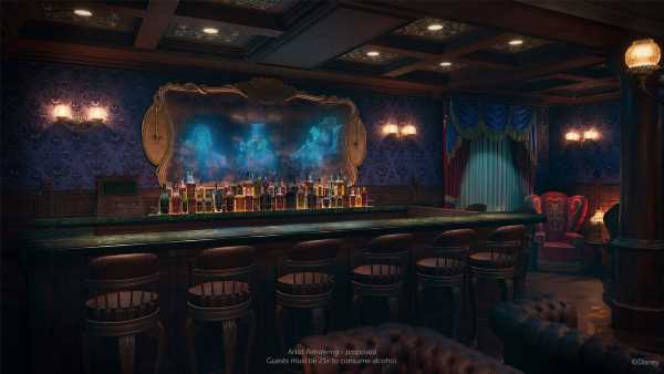 The Disney Treasure will feature a Haunted Mansion-inspired bar