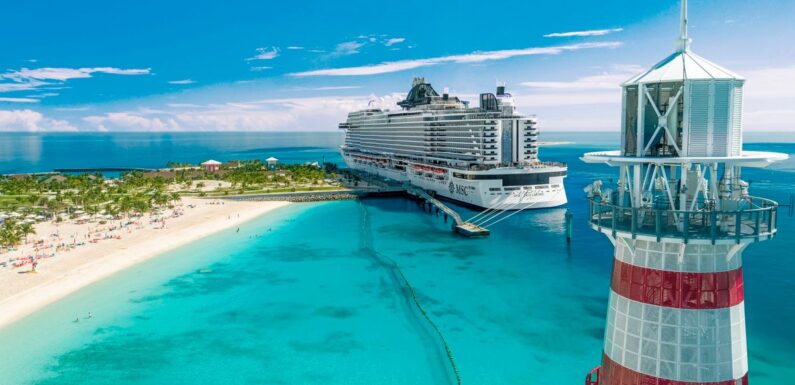 MSC Cruises is making improvements at its Ocean Cay private island