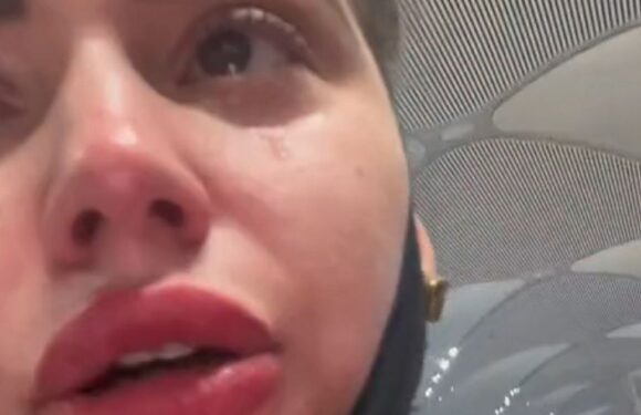 Woman in tears from being ‘strip searched’ at airport after ‘full body surgery’